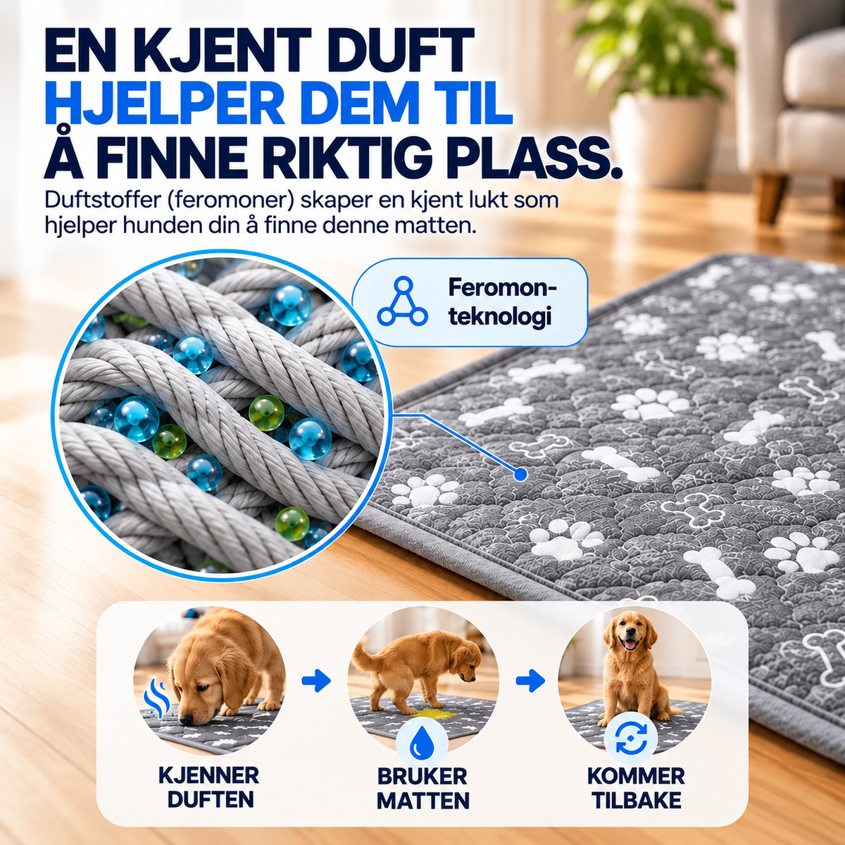 PoteMatten™ | Tissematten som tiltrekker hunden